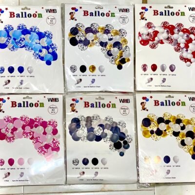 42PCS Balloon Theme Set | 6 Vibrant Colors for Party Decorations
