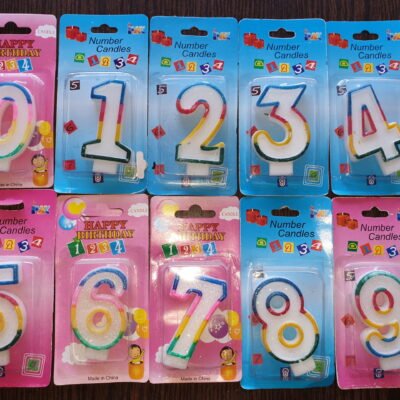 Birthday Number Candles (0-9) | Perfect for Cakes & Celebrations