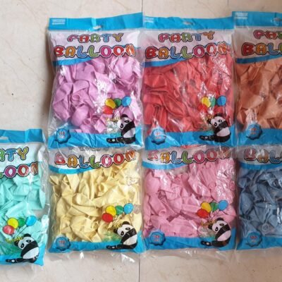 Macaron Balloons | 100 PCS Pack in 7 Soft  Pastel Colors