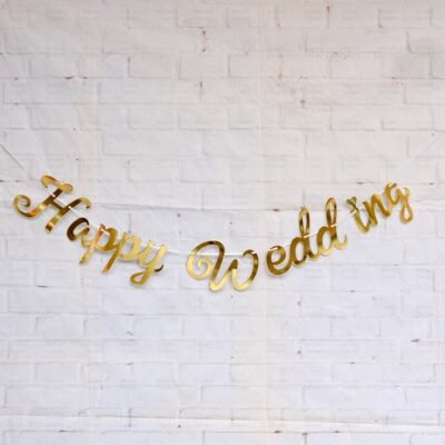 Happy Wedding Joining Banner | Elegant Decor for Celebrations