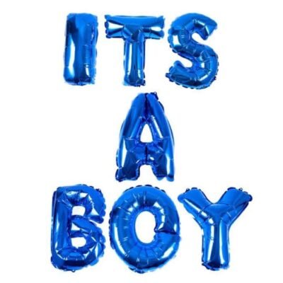 “It’s a Boy” Foil Balloon | 2 Colors for Baby Shower Celebrations