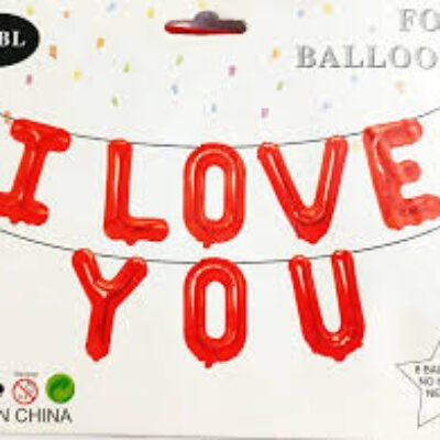I Love Foil Balloons | 8 Colors for Romantic  Party Decorations