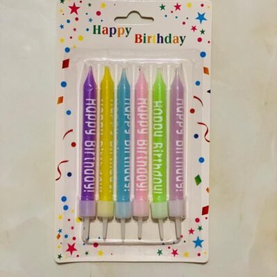 Happy Birthday Candles – Perfect for Cake Decoration & Celebrations