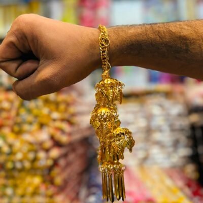 GOLDEN CHAIN INDIAN GHANA| Traditional Gold-Plated Jewelry for Men & Women