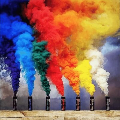 Colored Party Smokes | Vibrant &amp| Fun Smoke Effects|5pc pack