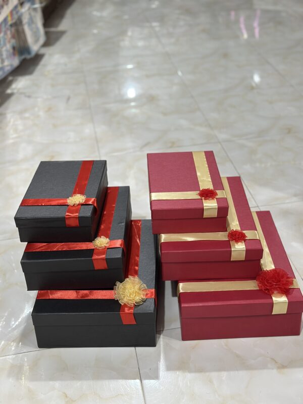 Gift Card Boxes | 3pc Set Small, Medium, Large | Decorated Card boxes - Image 4