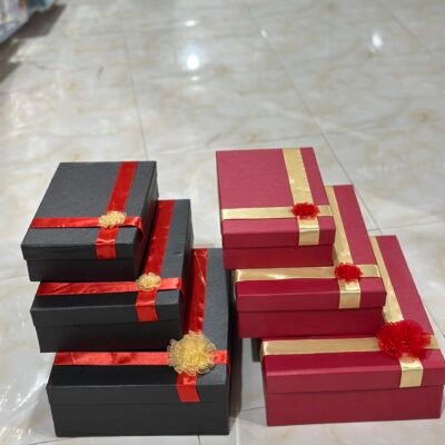 Gift Card Boxes | 3pc Set Small, Medium, Large | Decorated Card boxes