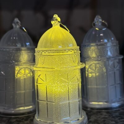 LED RAMADAN LANTERNS CRYSTAL WHITE|TRENDY ITEM