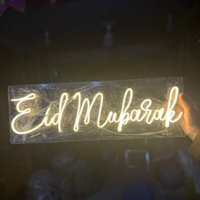 EID MUBARAK NEON SIGN | EID MUBARAK LIGHT BOARD | PREMIUM QUALITY NEON SIGN
