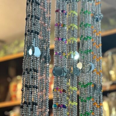 12pc Sheesha Lari Pack | Multi-Color Decorative Glass for Crafts & Décor