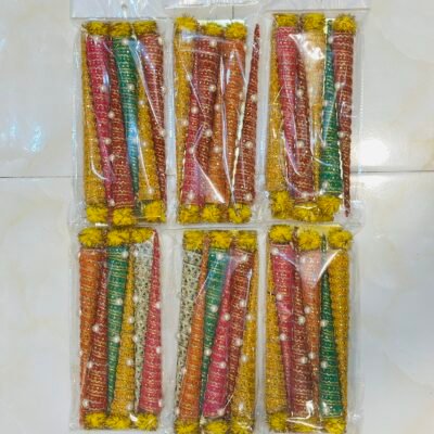 Decorated Mehndi Organic Cones | 6pc Pack | Fresh Natural Henna for Bridal & Party Designs