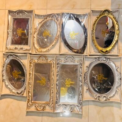 Ramadan Mirror Trays | Elegant Islamic Serving & Decor Trays for Iftar