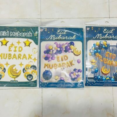 Eid Mubarak Theme Decoration Kit | Complete Islamic Party & Home Decor Set