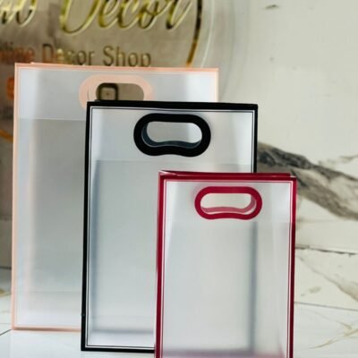 Plain PVC Bags for Gifting | Transparent Durable Gift Packaging Bags