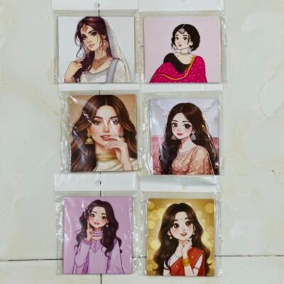 Jhumka  Eid Gift Cards 10pcs Pack | Decorative Jhumka Eid Cards for Gifts