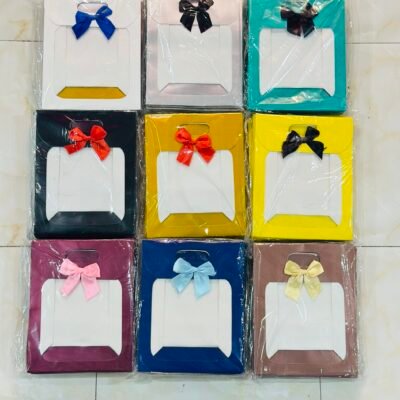 Purse Style PVC Bags 10pcs Pack | Transparent Gift Packaging Bags with Handles for Eidi & Hampers